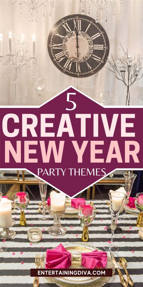 5 Glam New Year’s Eve Party Themes