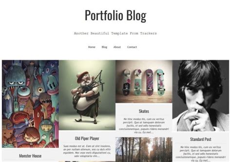 Portfolio Blog Responsive Blogger Template 2014 Free Download