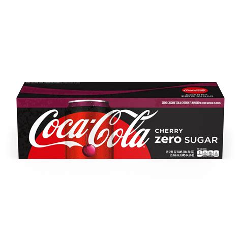 Coca-Cola® zero sugar, cherry 12 ct; 12 fl oz | Shipt