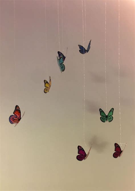 Aesthetic butterfly room decor Aesthetic teen vsco ceiling | Etsy