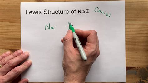 Draw the Lewis Structure of NaI (sodium iodide) - YouTube