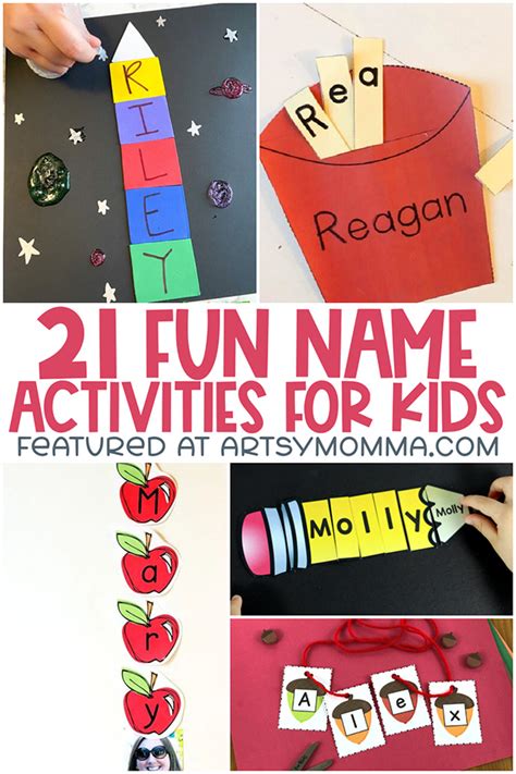 21 Easy Name Activities for Preschoolers - Artsy Momma