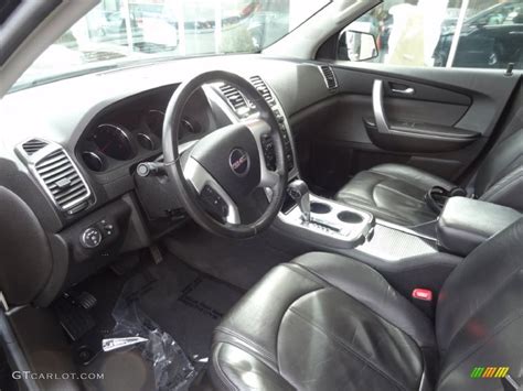 Ebony Interior 2008 GMC Acadia SLT AWD Photo #77585247 | GTCarLot.com