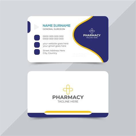 Professional creative and modern medical healthcare business card ...