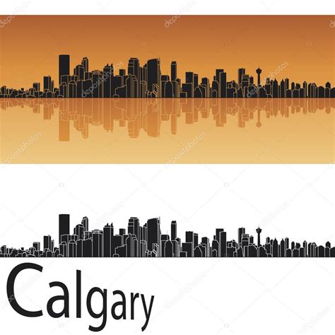 Calgary skyline — Stock Vector © paulrommer #21046931