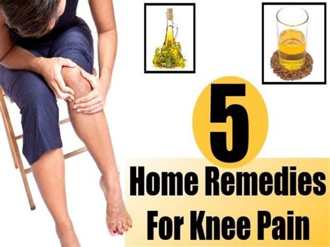 5 Home Remedies For Knee Pain