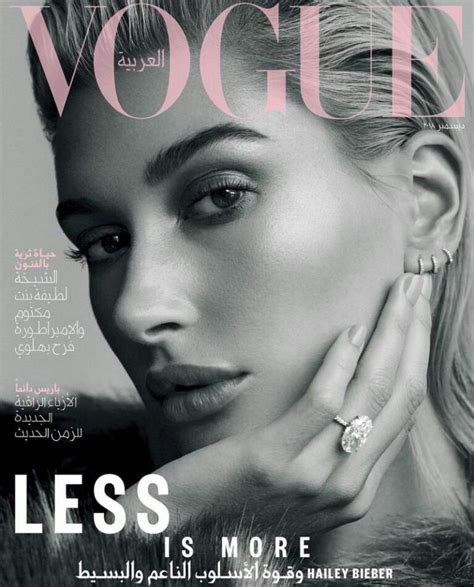 Hailey Bieber for Vogue Arabia December 2018. Photographed by Zoey ...