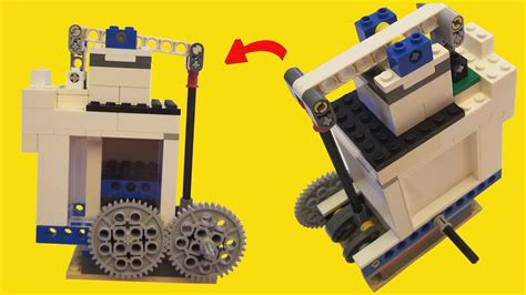 oscillating valve lego vacuum engine - YouTube