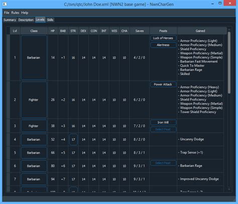 GitHub - rkibria/NwnCharGen: Character builder for Neverwinter Nights 2 ...