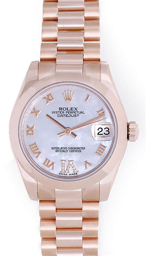 Rolex Women Rose Gold