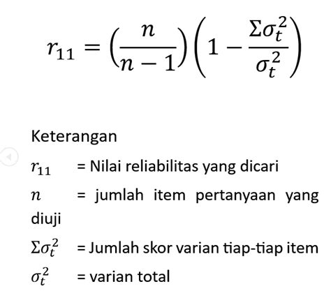 Menghitung Uji Reliabilitas Menggunakan Rumus Cronbach Alpha Secara ...