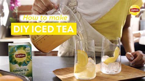 Recipe for Lipton DIY Iced Tea - YouTube