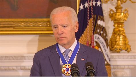 Biden says 'I don't deserve this' after being awarded Presidential ...