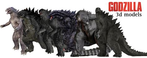 Godzilla 2014 3d models | Godzilla | Know Your Meme