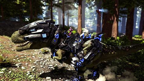 Ark's Tek Tier update adds laser-equipped dinosaurs and power armor ...