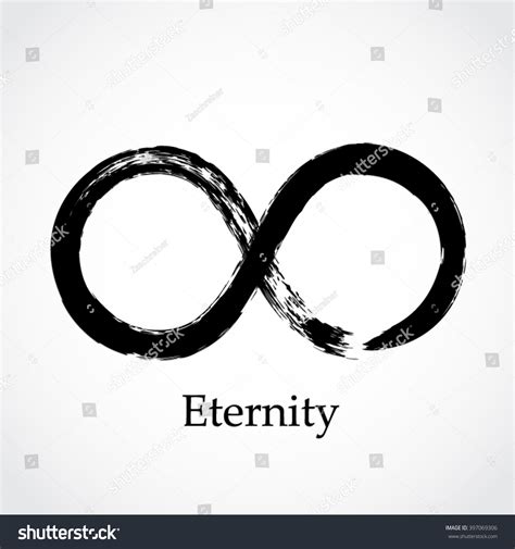 Eternity Symbol Brush Shape / Vector Illustration - 397069306 : Shutterstock