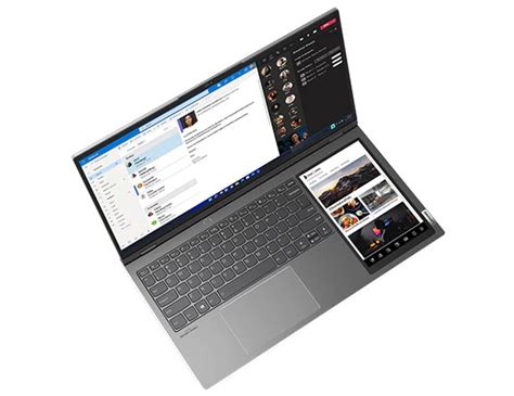 Lenovo Unveils Laptop With Second, Smaller Screen Next to Keyboard - Core77