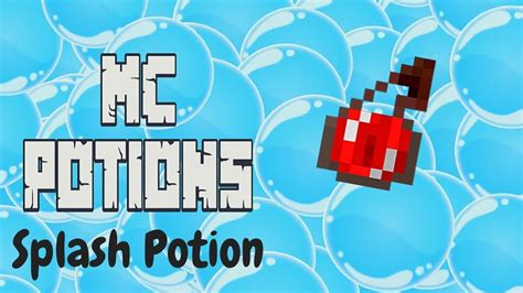 Splash Potion/Tutorial - Minecraft Potions - YouTube