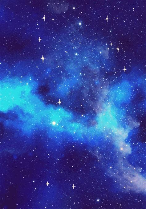 Galaxy Blue Aesthetic Wallpapers - Top Free Galaxy Blue Aesthetic Backgrounds - WallpaperAccess