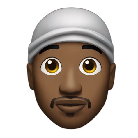 Tupac | AI Emoji Generator