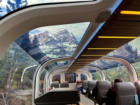 Scenic Glass Roof Train Ride Through Rockies Canada