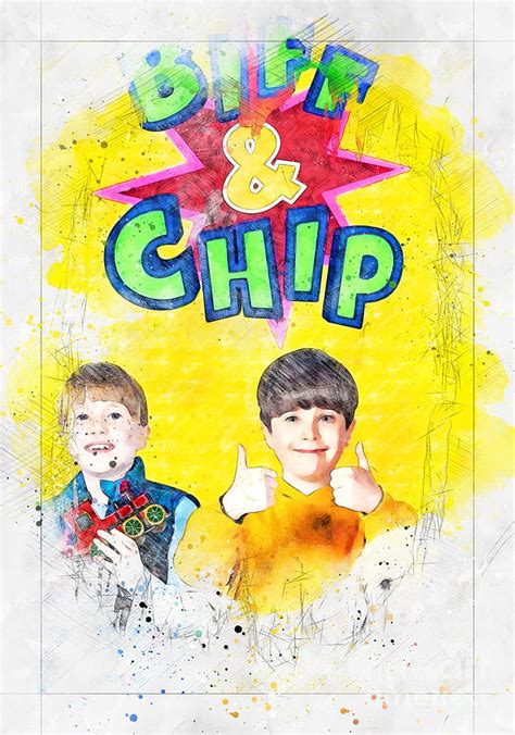 No7592 Biff And Chip Movie poster Digital Art by Carrie Stanton - Fine Art America