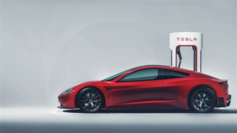 1920x1080 Tesla Roadster Charging Laptop Full HD 1080P HD 4k Wallpapers, Images, Backgrounds ...