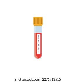 Serum Uric Acid Blood Test Concept Stock Vector (Royalty Free) 2275713515 | Shutterstock