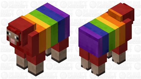 rainbow sheep (minecraft earth) Minecraft Mob Skin