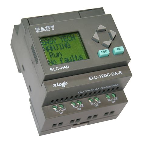 China Programmable Relay for Intelligent Control (ELC-12DC-DA-R-HMI) - China Programmable Logic ...