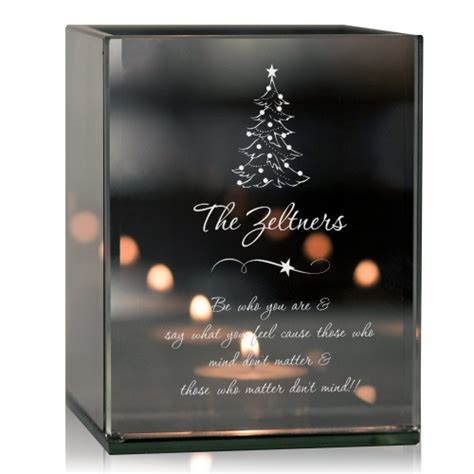 Personalized Christmas Memorial Remembrance Tea light Candle