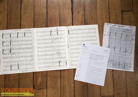 MacGyver Original Sketch, Original Reduction Copy Of The Score, And Timing Notes From The ...