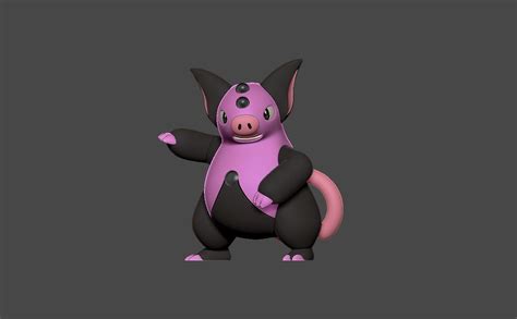 Pokemon spoink evolution pack 3D model 3D printable | CGTrader