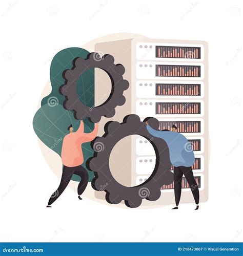 Big Data Tools Abstract Concept Vector Illustration. Stock Vector - Illustration of flat ...