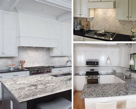 What Color Cabinets Go With White Granite Kitchen Countertops ...