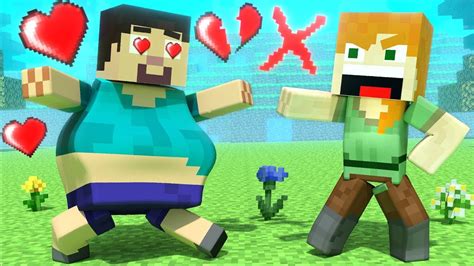 Alex and Steve LOVE STORY!? - Minecraft Animation Life of Alex & Steve - YouTube