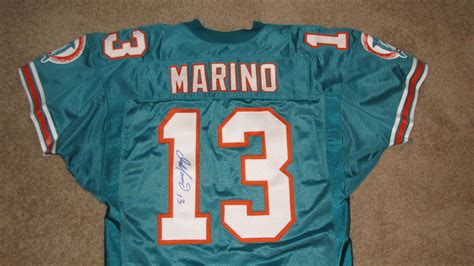 1994 Dan Marino Dolphins Football Jersey (Issued Jersey/Autographed ...