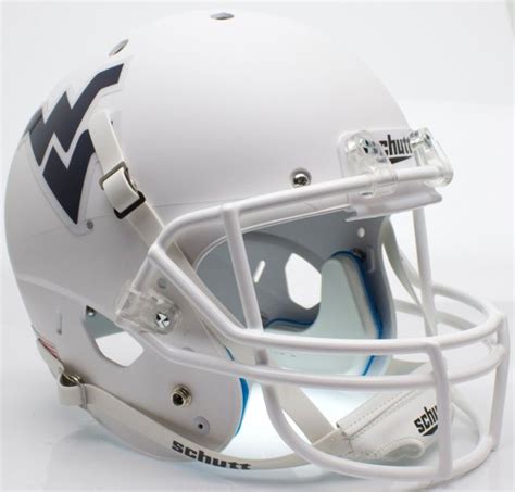 West Virginia Mountaineers Full XP Replica Football Helmet Schutt Matte ...