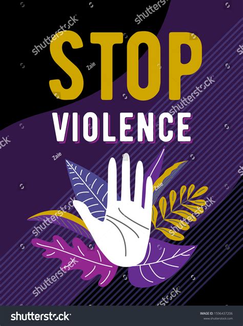 Stop Violence Against Women Poster Design Stock Vector (Royalty Free) 1596437206 | Shutterstock