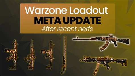 Warzone Meta after the recent update. Best loadouts for season 6 right ...