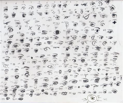 200 anime manga eyes by Queen-Elle on DeviantArt