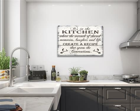 It's In The Kitchen Wood Wall Art | Rusticly Inspired Signs