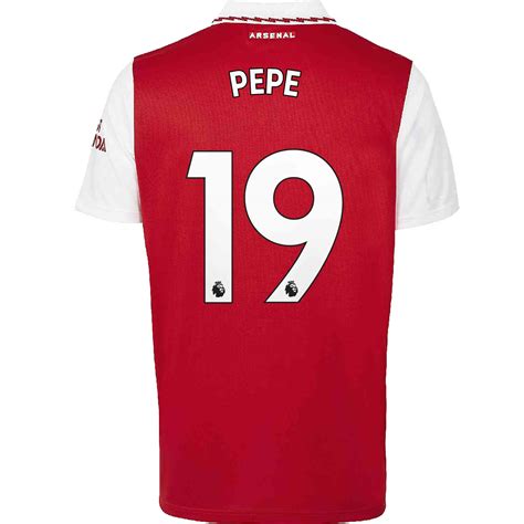 2022/23 adidas Nicolas Pepe Arsenal Home Jersey - SoccerPro