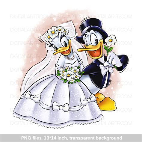 Donald And Daisy Duck Married