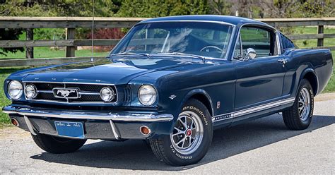 1965 Mustang GT Fastback in Caspian Blue