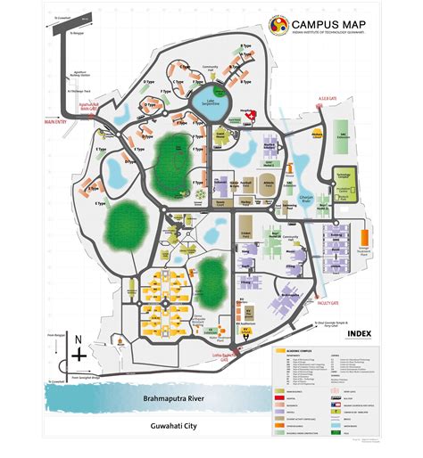 IIT Guwahati Campus Map