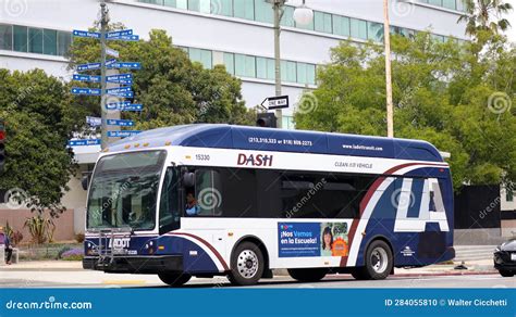 Los Angeles, California: Los Angeles LADOT Transit DASH Bus Editorial ...