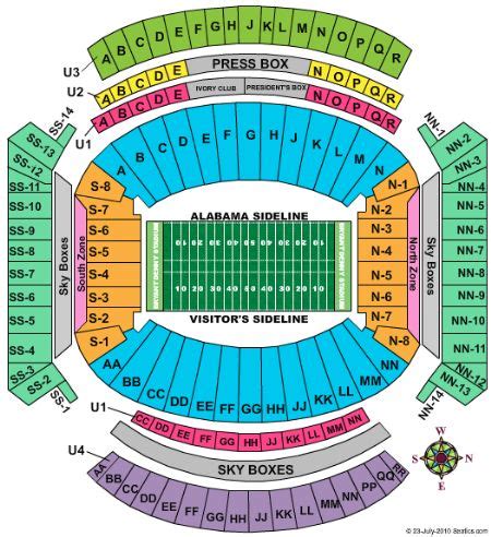 Bryant-Denny Stadium Tickets and Bryant-Denny Stadium Seating Chart - Buy Bryant-Denny Stadium ...