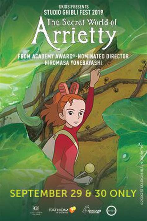 The Secret World of Arrietty – Studio Ghibli Fest 2019 | Fandango