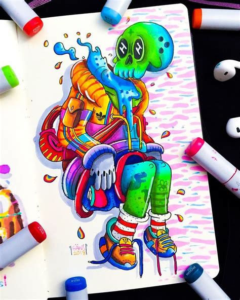 Pin by WADIDAW .oi on Gawx_art | Doodle art designs, Graffiti style art, Doddle art